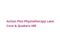 Action Plus Physiotherapy Sports & Hand Clinic