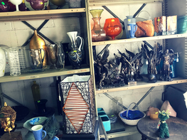 Bric a Brac: Assorted Statuary, Glassware, Pottery and God knows what - tooms of the stuff